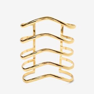 WHBM Gold Tone Cuff Bracelet